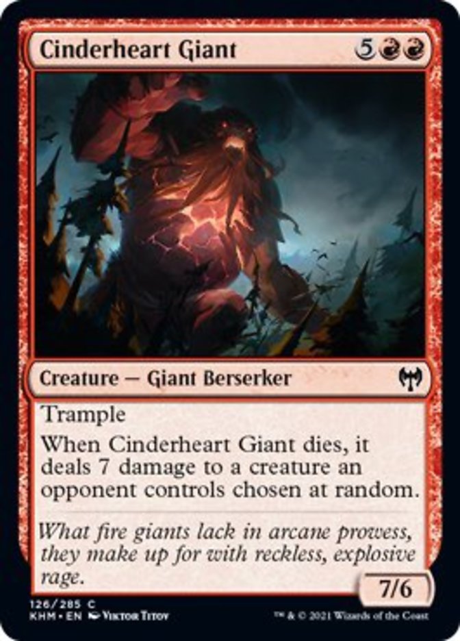 Cinderheart Giant [Kaldheim] | The Gaming Verse