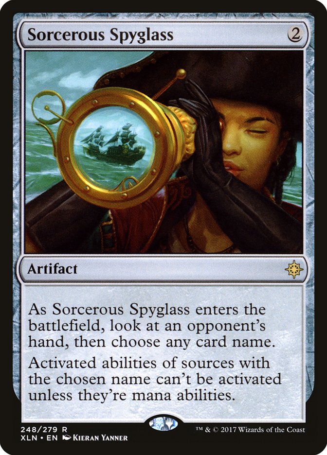 Sorcerous Spyglass [Ixalan] | The Gaming Verse