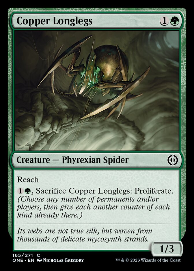 Copper Longlegs [Phyrexia: All Will Be One] | The Gaming Verse