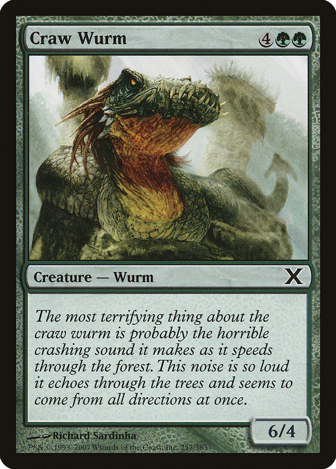 Craw Wurm [Tenth Edition] | The Gaming Verse