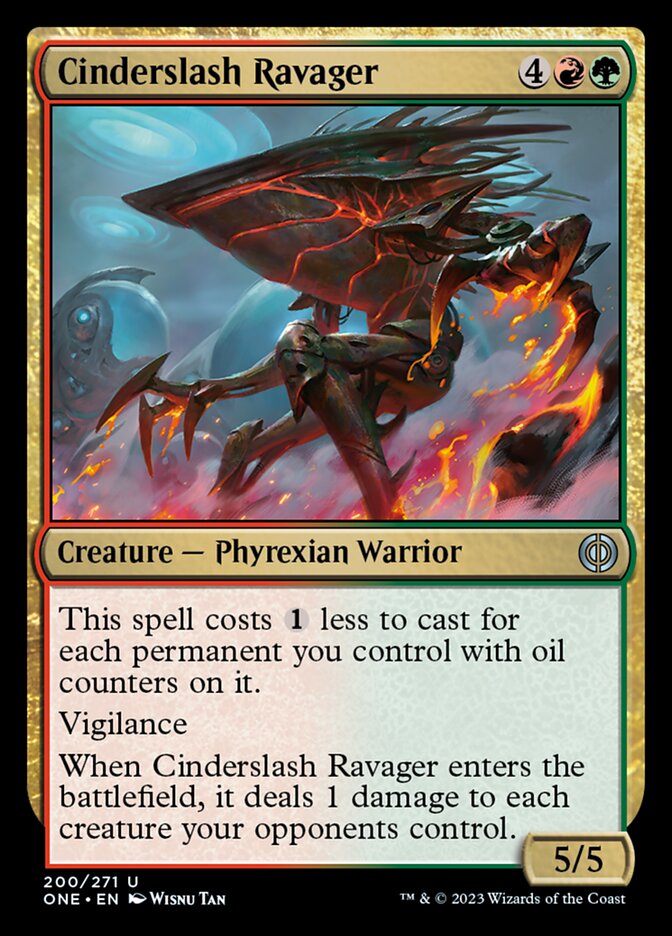 Cinderslash Ravager [Phyrexia: All Will Be One] | The Gaming Verse