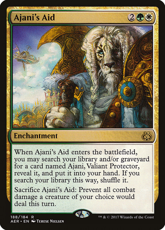 Ajani's Aid [Aether Revolt] | The Gaming Verse