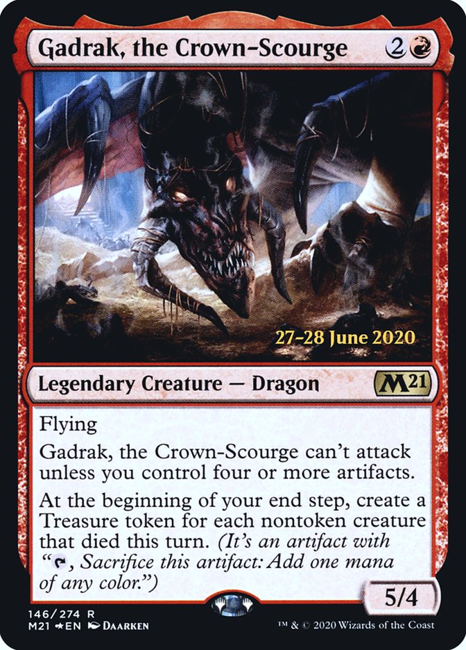 Gadrak, the Crown-Scourge  [Core Set 2021 Prerelease Promos] | The Gaming Verse