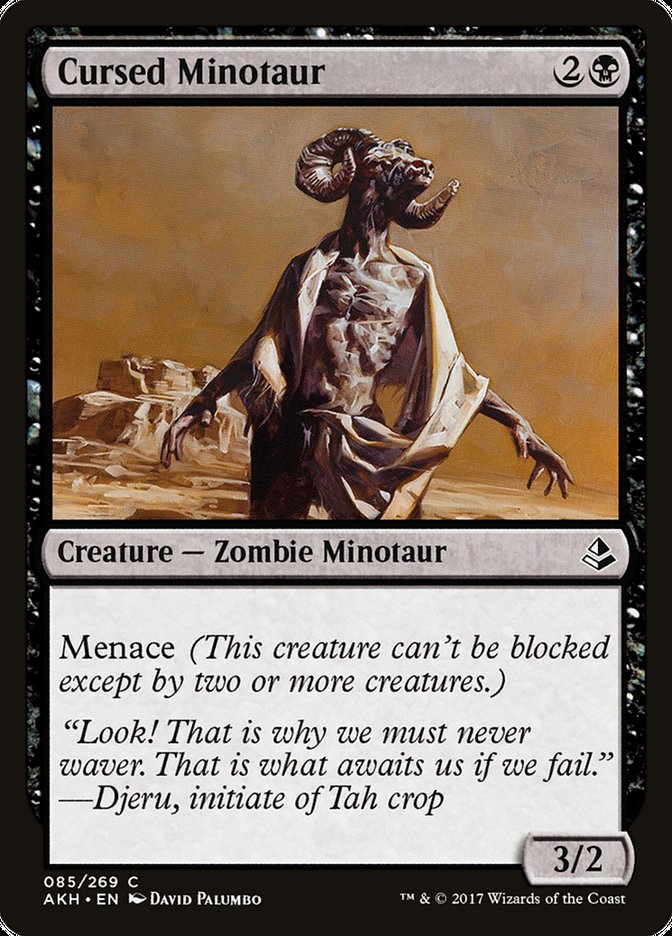 Cursed Minotaur [Amonkhet] | The Gaming Verse