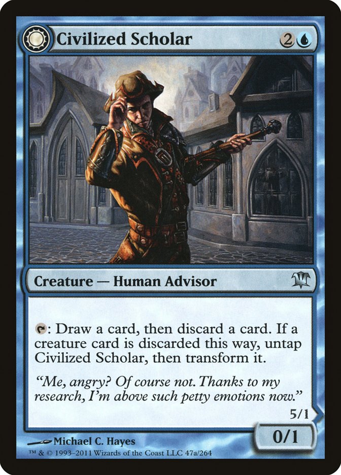 Civilized Scholar // Homicidal Brute [Innistrad] | The Gaming Verse