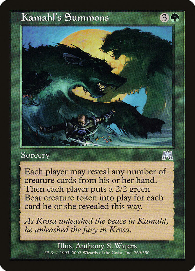 Kamahl's Summons [Onslaught] | The Gaming Verse