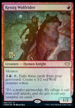 Kessig Wolfrider [Innistrad: Crimson Vow Prerelease Promos] | The Gaming Verse