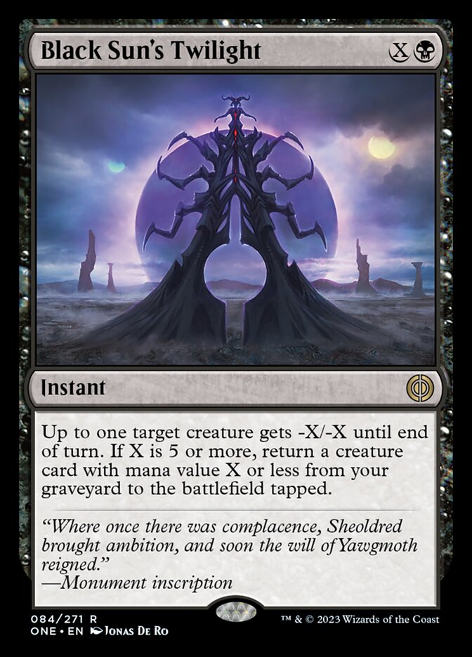 Black Sun's Twilight [Phyrexia: All Will Be One] | The Gaming Verse