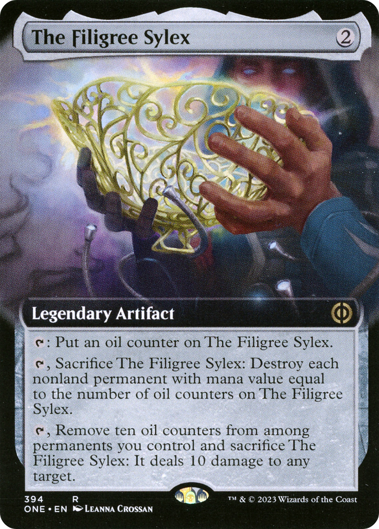 The Filigree Sylex (Extended Art) [Phyrexia: All Will Be One] | The Gaming Verse