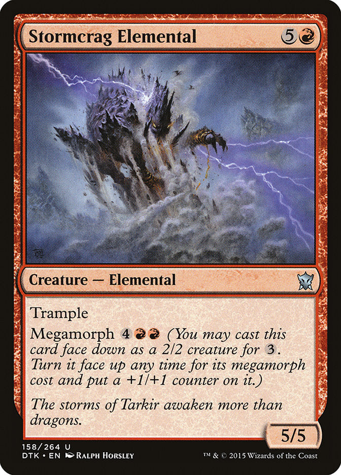 Stormcrag Elemental [Dragons of Tarkir] | The Gaming Verse