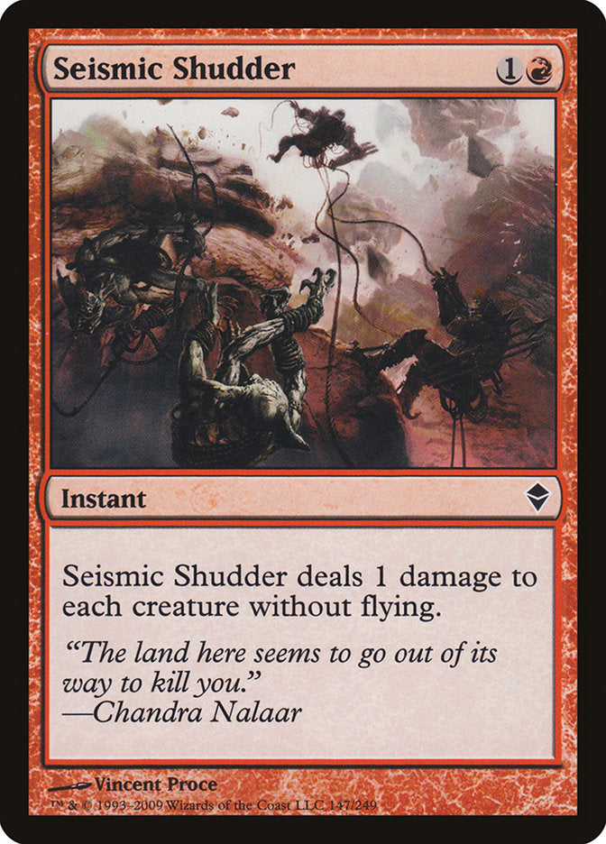 Seismic Shudder [Zendikar] | The Gaming Verse